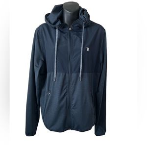 Vuori Sunday Element Blue Zip Up Men’s Jacket